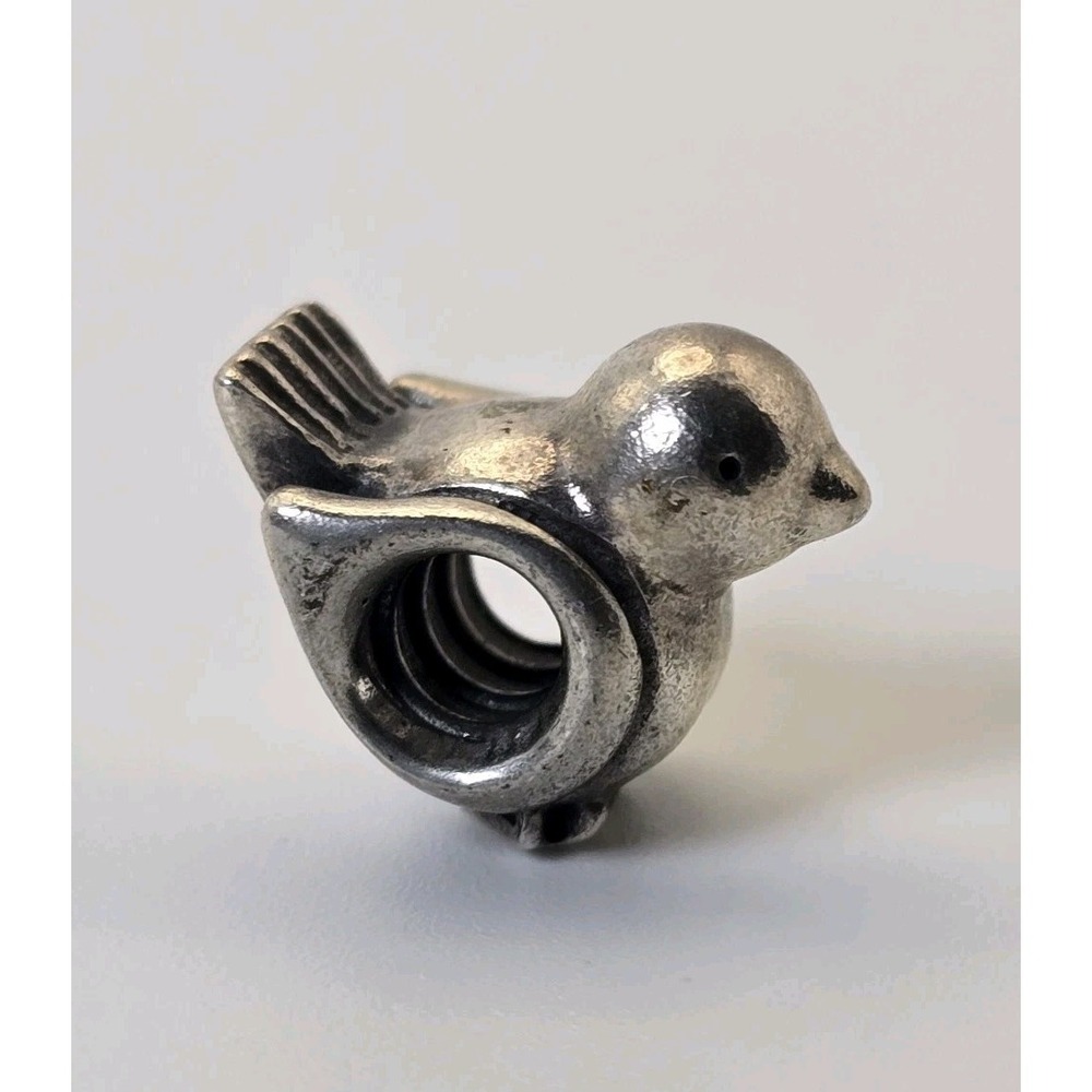 Pandora Bird Charm 925 ALE Sterling Silver Little Bird Animal Bead - Picture 4 of 8